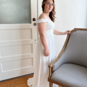 Regal Off the Shoulder Dress