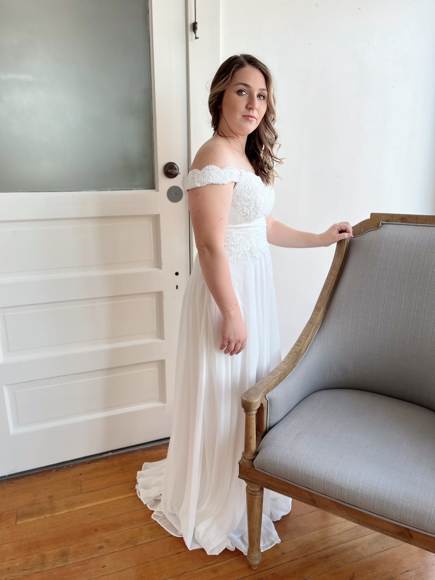 Regal Off the Shoulder Dress